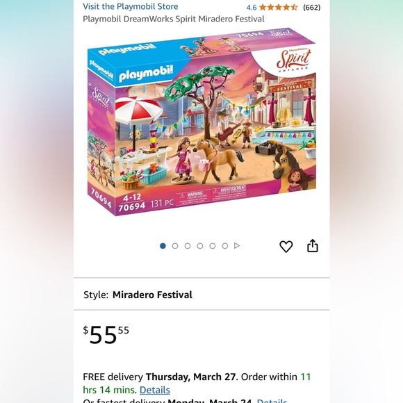 Playmobil DreamWorks Spirit Miradero Festival 70694 (4-12 YRS) - Picture 3 of 5